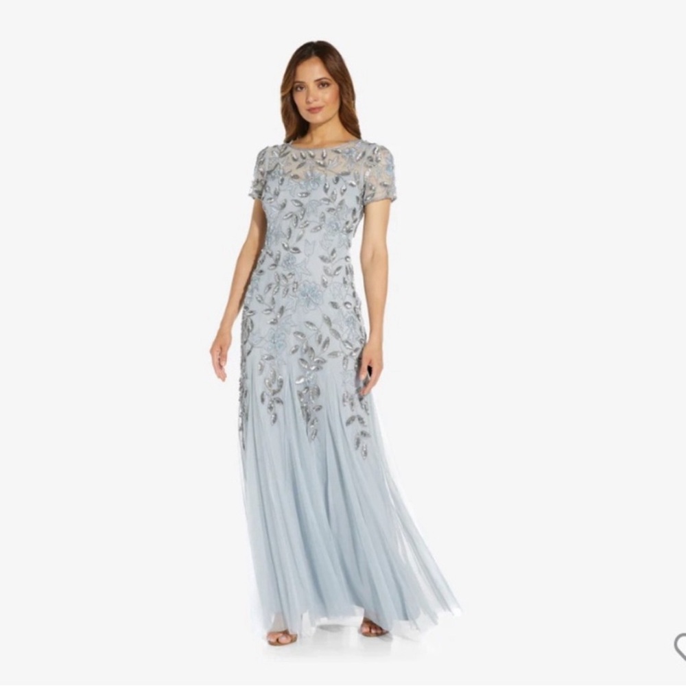 Adrianna Papell - Heather Blue dress.